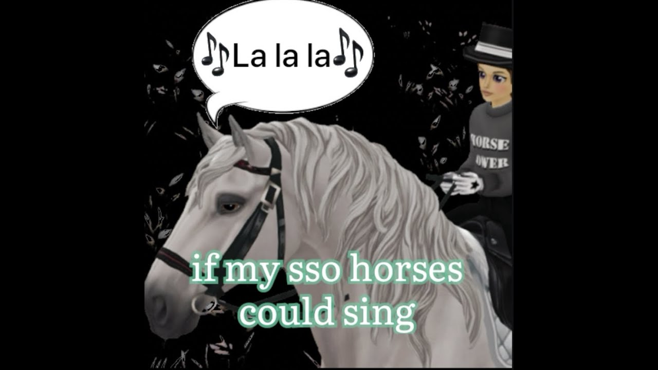 A horse can sing