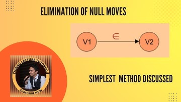 Elimination of Null Moves from NFA |Theory of Computation| Simplest Method Discussed