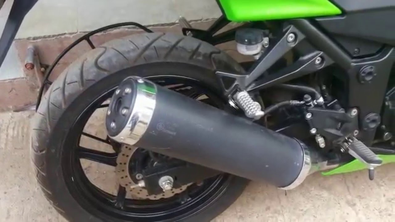 kawasaki Ninja 250r stock Exhaust Sound YouTube