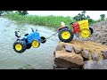 Sonalika Tractor And Tipper Truck Accident Biggest River Pulling Out Mahindra Tractor ? CS Toy