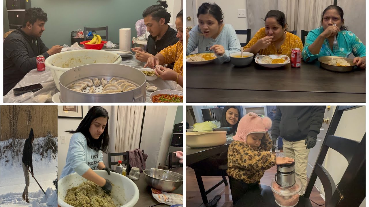 Snow Fall Vako Belaa Taato Taato MoMo Khanu Ko Maja Nai Beglai Cha/👌