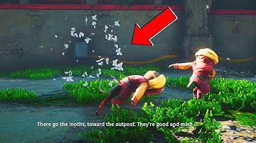 Unleashed Moths on Outpost in Biomutant (Mitre Mop Outpost)