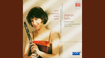 Introduction, Theme and Variations for Clarinet and Orchestra: Variation 5: Maggiore