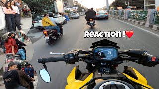 Cute Girl reaction on kawasaki Z900 | part 7 #cutegirlreaction #z900 #girlsreactions #bike