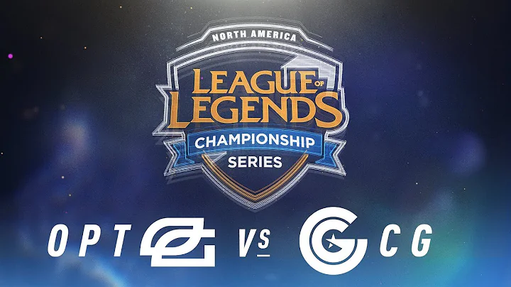OPT vs. CG - Week 4 Day 2 | NA LCS Spring Split | OpTic Gaming vs.Clutch Gaming (2018)