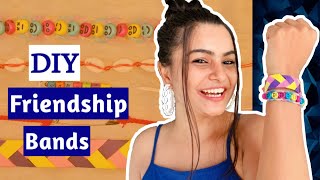 DIY Friendship Bands Idea😱 #crafteraditi #youtubepartner #shorts #diy #friendshipday @CrafterAditi