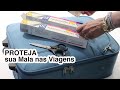 COMO PROTEGER sua Mala nas Viagens, Como Plastificar a Mala