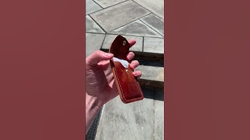 Shell cordovan snap wallet #leather #wallet #fashion #leathercraft #shellcordovan #handmade #style