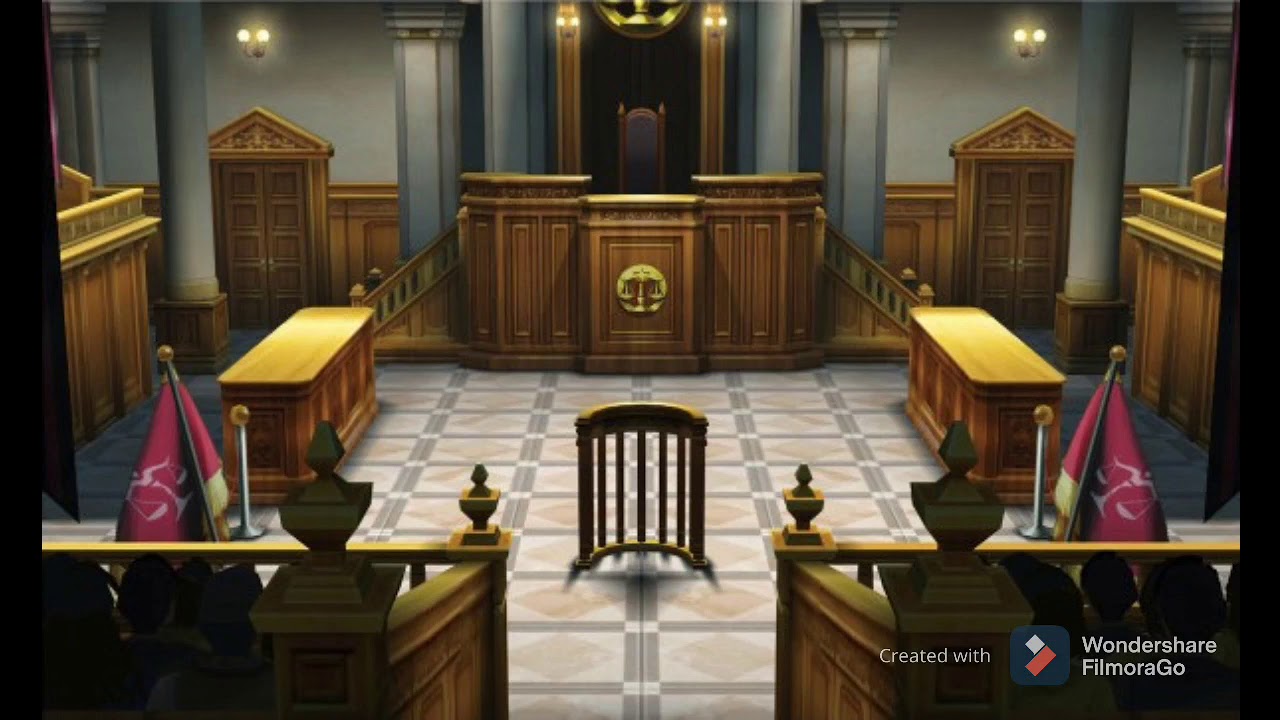 The case was by the court. Судебный зал Ace attorney. Ace attorney courtroom. Ace attorney зал суда пустой. Зал суда Эйс атторни.