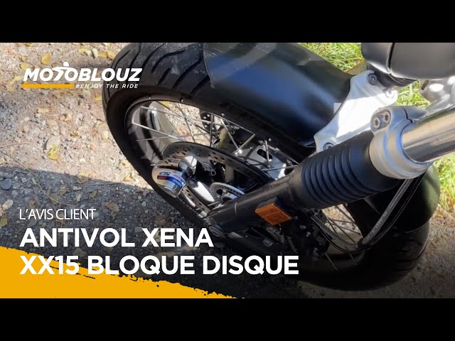 Guillaume, client Motoblouz présente l'ANTIVOL XENA BLOQUE DISQUE ALARME  XX15 BLUETOOTH SRA 