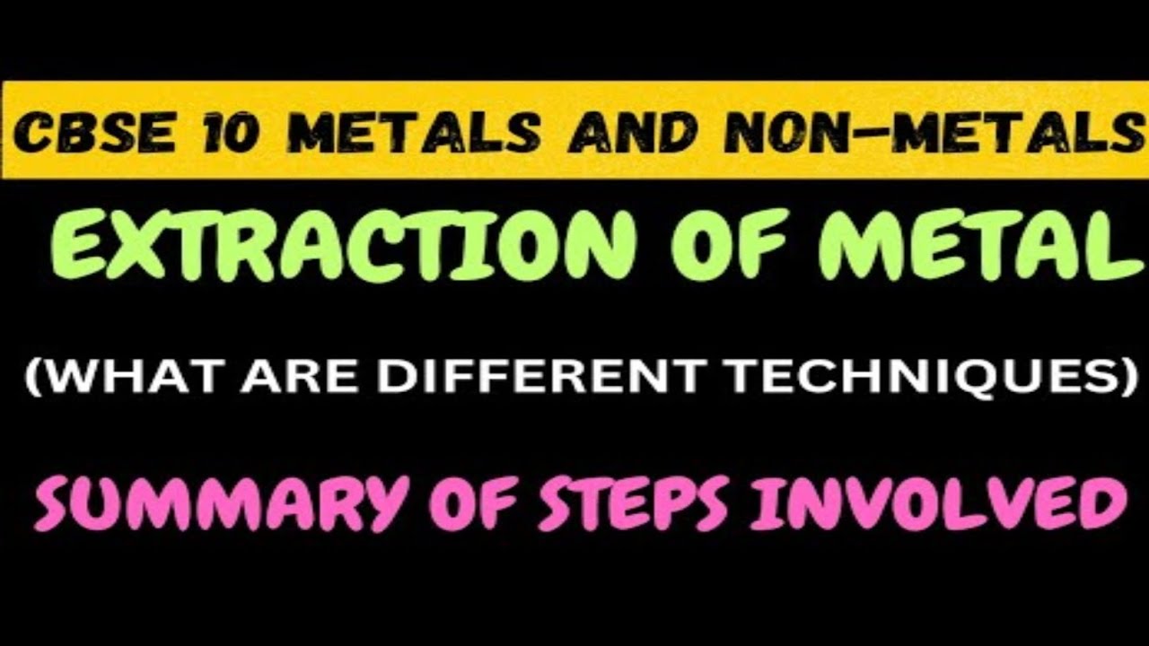 Metals and non metals class 10/ Extraction if metals (Part- 3) / corrosion / Alloys 