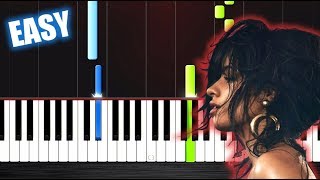 Camila Cabello - Havana - EASY Piano Tutorial by PlutaX Resimi