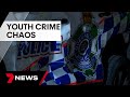 Queensland police targeted by youth criminals in another night of crime | 7 News Australia