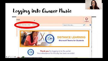 Tutorial, signing up for Quaver from your student portal