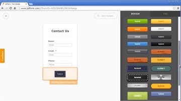 Form Designer: Buttons