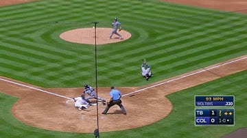 TB@COL: Wolters plate Descalso on a squeeze bunt