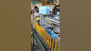 Auto Doffing Machine at Exhibition in Dhaka BICC.