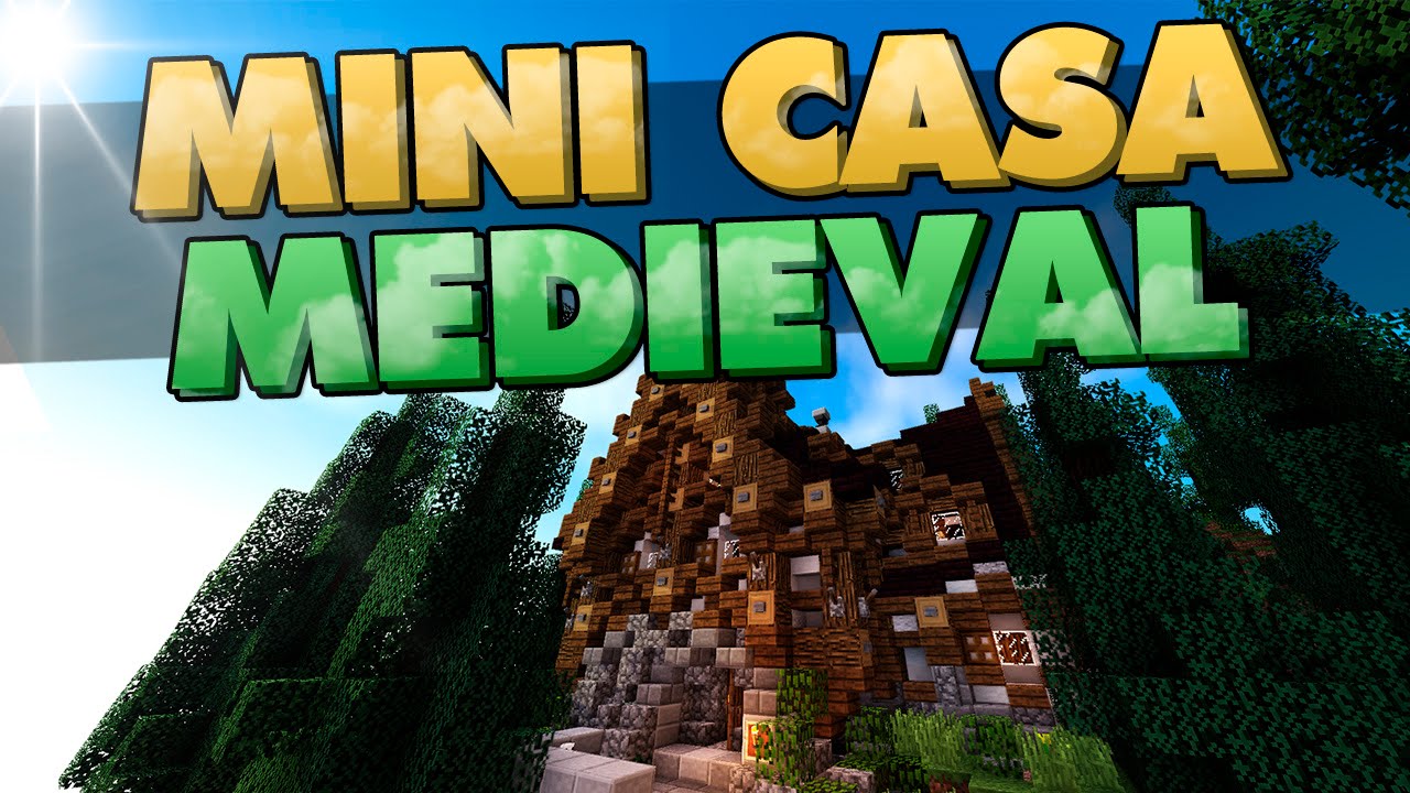 Minecraft Casa medieval para survival #RockinRio2022 #minecraft #minec