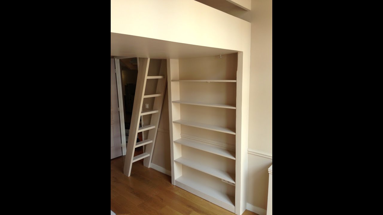 Lit mezzanine fabrication et pose (dessin sketchup) youtube