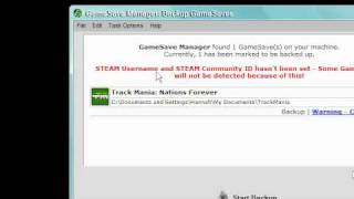 Backup Your GameSaves Quick,Easy,Free with GameSave Manager