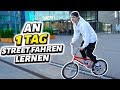 An 1 Tag BMX STREET Fahren LERNEN 🚲