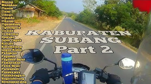 DRIVING TOUR: Depok- Kuningan, Sampai Di Kabupaten Subang JAWA BARAT KELILING INDONESIA, ROAD TRIP