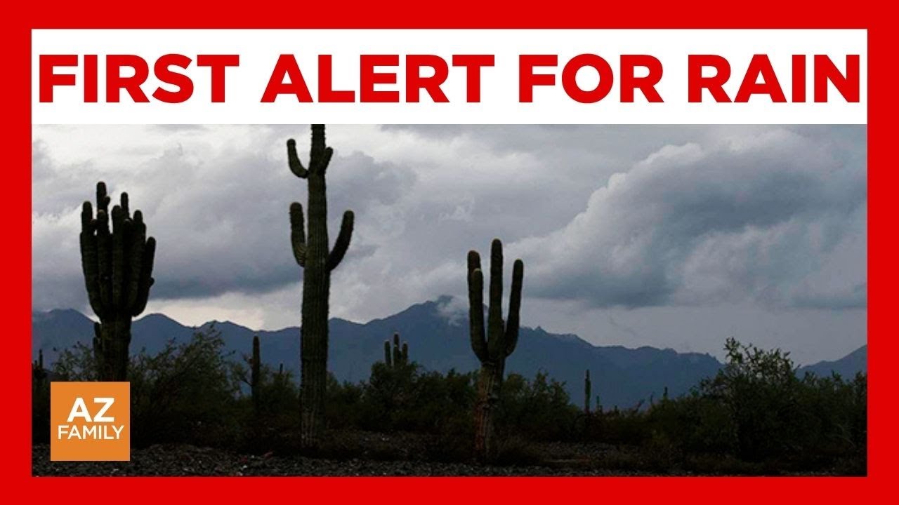 First Alert for rain chances this week in Phoenix area - YouTube