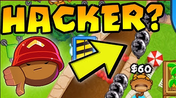 I Played Against A HACKER?! INTENSE Battles! (Bloons TD Battles)