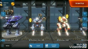 WAR ROBOTS | TEST SERVER | PROTOTYPE DASH, MKII, MKIII | GAMEPLAY