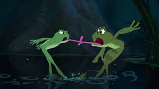 The Princess And The Frog Tiana And Naveen Get Tongue Tied Disney Princess