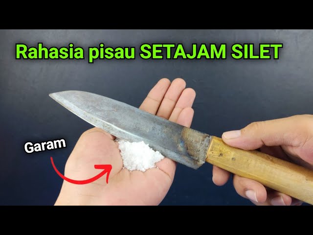 Do this method so that the knife becomes as hard as STEEL and sharp as a RAZOR!!! class=