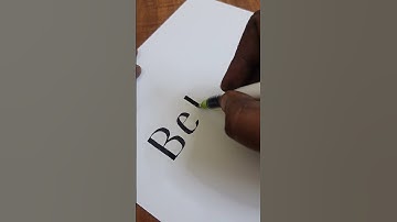 Believe Yourself | Motivation quote | Flat nib writing  #calligraphy #trendingshorts #youtubeshort