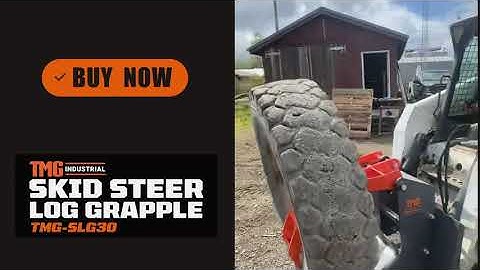 30” Skid Steer Log Grapple | Heavy-Duty Forestry Attachment for Efficient Log Handling