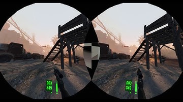 Fallout 4 VR Part 102 - Saugus Ironworks - Headset 3D Cardboard First Time Play