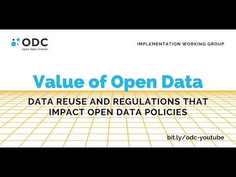 Implementation Working Group call | Value of Open Data