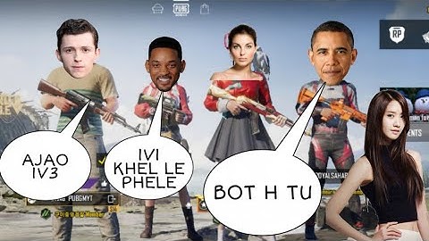 🥰Random Conqueror RICH HOT GIRL CAll me Noob and I challenge for TDM Room 1vs3 | PUBGMOBILE PART 1