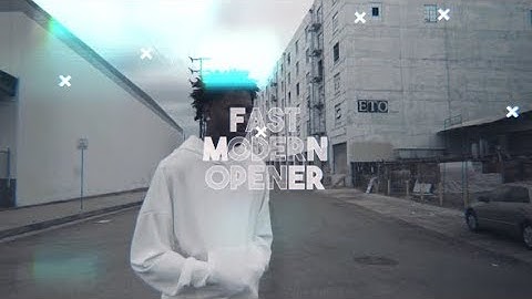 Fast Modern Opener (After Effects template)