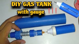 Diy transparent gas tank with gauge ||Kharding Lifestyle