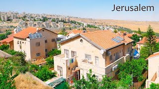 Jerusalem. Pisgat Ze'ev Neighborhood. An Oasis of Comfortable Living in Jerusalem.