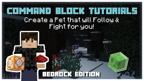 Pet Mobs in Minecraft Bedrock that will Follow & Fight for you!