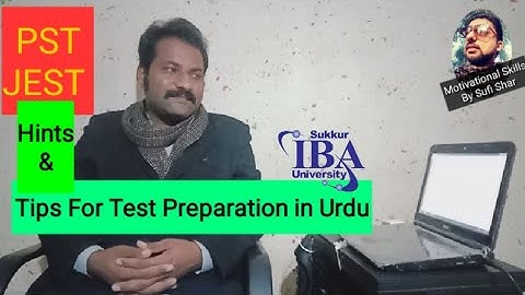 PST JEST Test preparation tips in Urdu