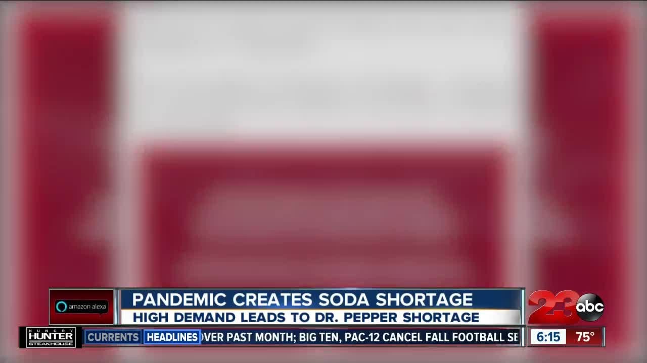 Dr Pepper is the latest pandemic shortage