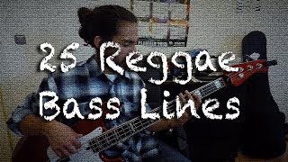 25 Reggae Bass Lines Medley chords