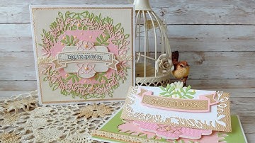 Tonic Studios Showcase - Fanciful Floral Frame Creator Die Set