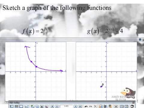 10_4 Graphing Exponential Functions Using Transformations - YouTube
