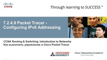 Курс Молодого Бойца Часть 1 2020 CCNA 1 ITN 7.2.4.9 Packet Tracer - Настройка IPv6-адресации