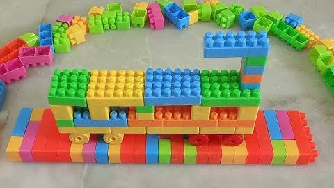 Satisfying DIY Lego Train ASMR/ Building Blocks/block game/lego building fun #asmr#buildingblocks