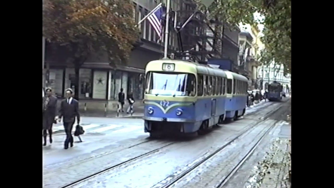 Straßenbahn Agram ( Zagreb ) 1992