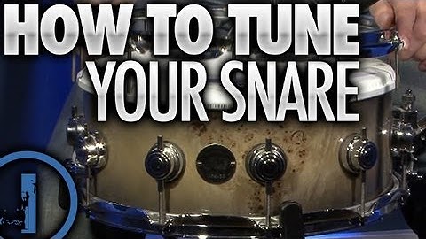 How To Tune Your Snare - Drum Lessons