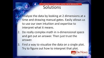 High Dimensional Analysis and Visualization of Flow Cytometry Data